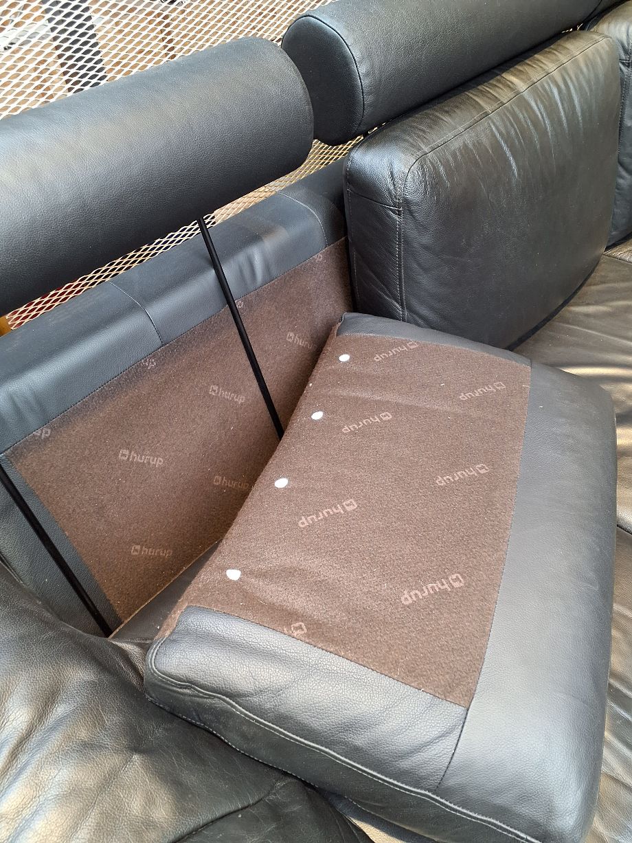 Hurup hjørnesofa i læder